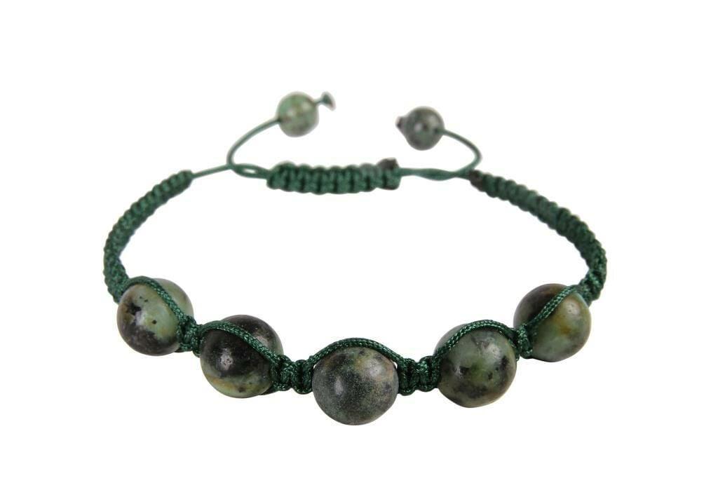 Afrika Turkuaz Makrome Doğal Taş Bileklik 201879