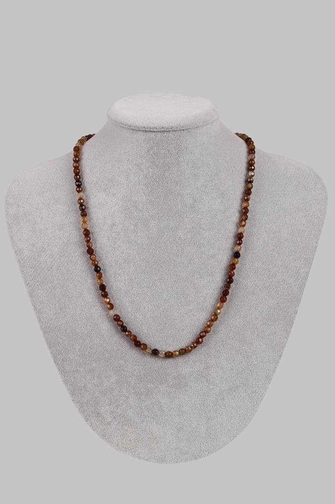 Madagaskar Akik Doğal Taş Tasarım Kolye 201737