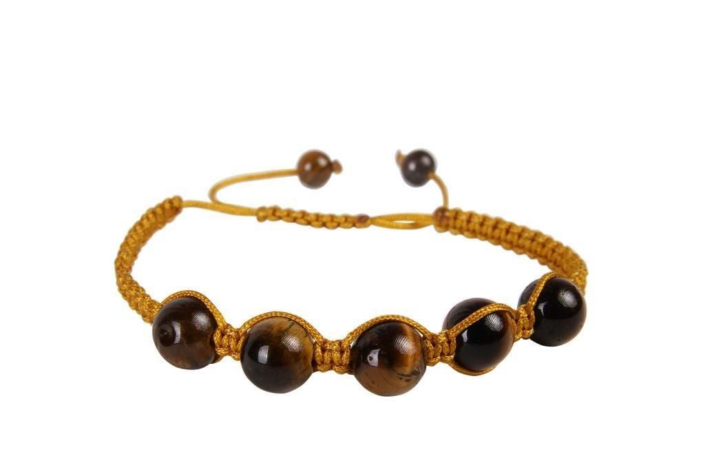 Kaplan Gözü Makrome Doğal Taş Bileklik 201883