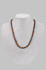 Kaplan Gözü Doğal Taş Tasarım Kolye 201739