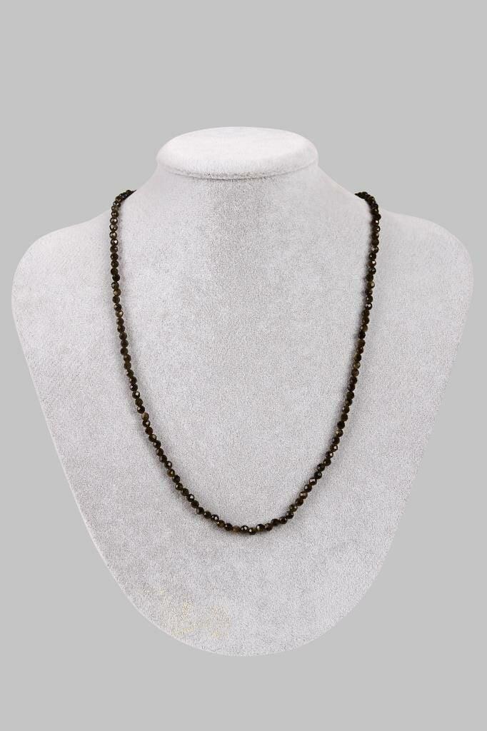 Obsidyen Doğal Taş Tasarım Kolye 201746