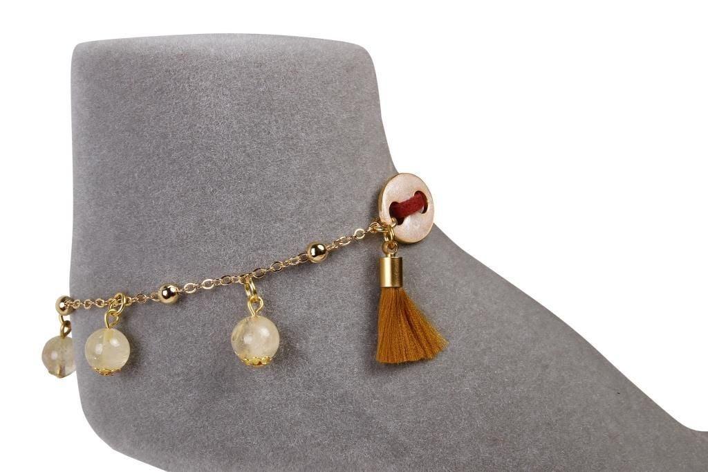 Sitrin Doğal Taş Tasarım Halhal 201964