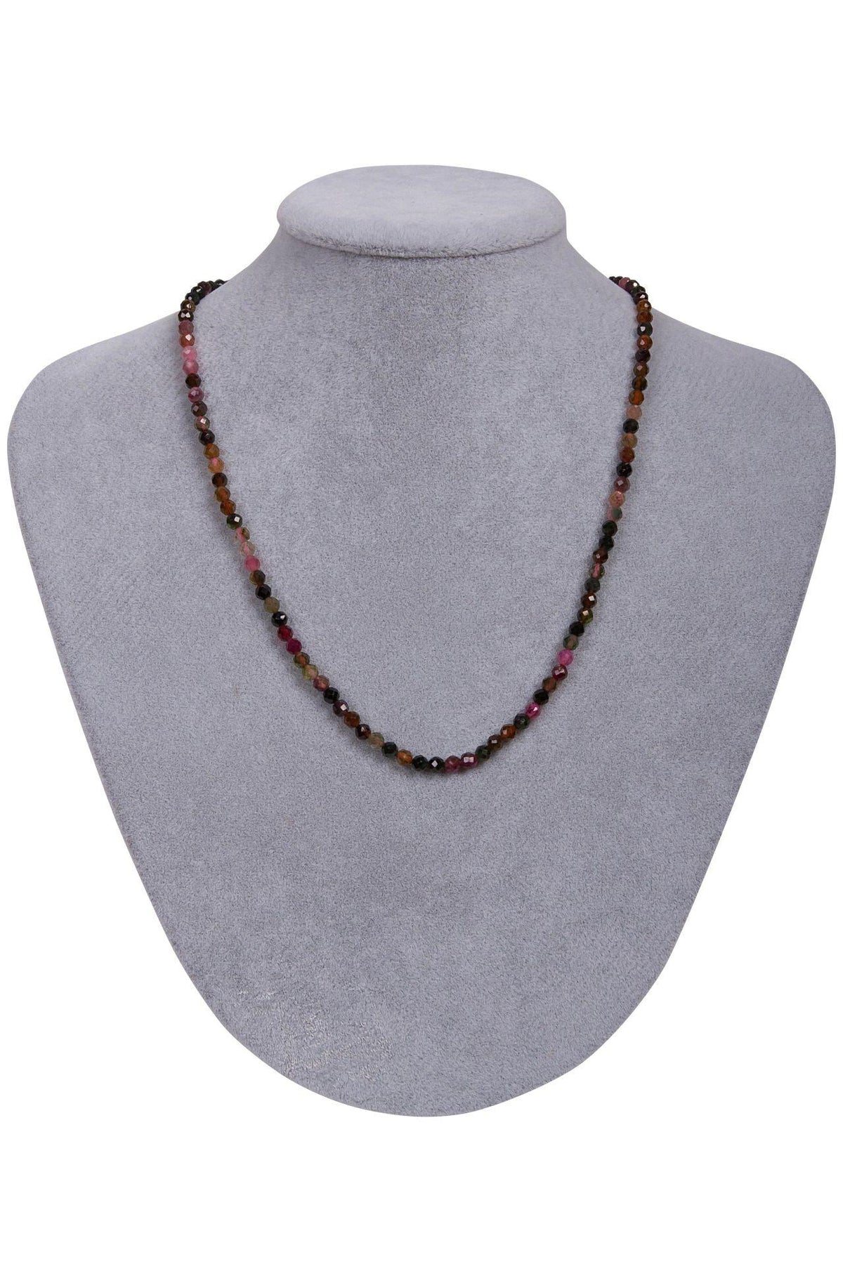 Turmalin Doğal Taş Kesimli Kolye 210109