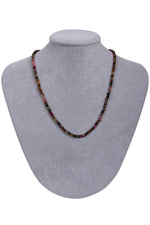 Turmalin Doğal Taş Kesimli Kolye 210109