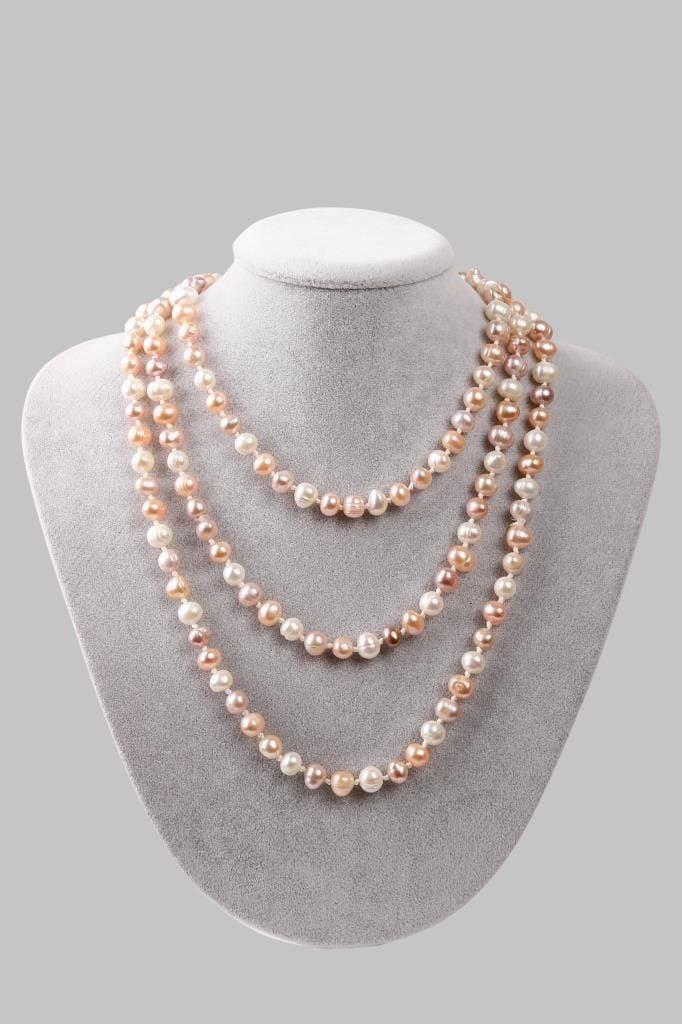 İnci Kolye 80 cm (Gerçek Tatlı Su İncisi) 201707