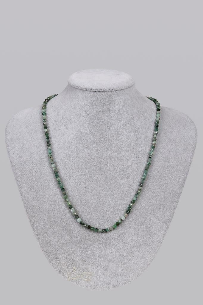 Zümrüt (Kök) Taşı Doğal Taş Tasarım Kolye 201599