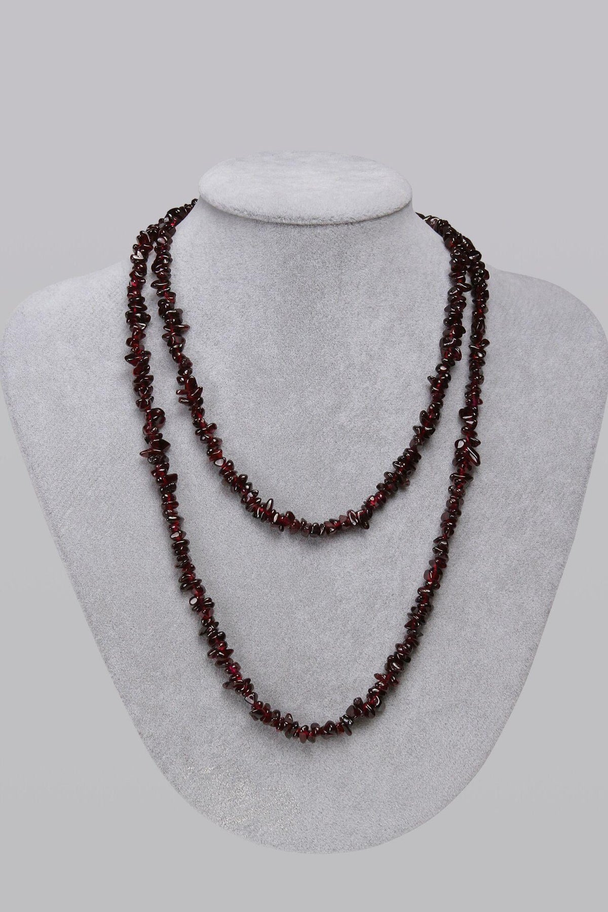 Granat Doğal Taş Kolye 201225