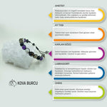 Kova Burcu Doğal Taş Makrome Bileklik 212203