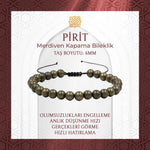 Pirit 6mm Merdiven Kapama Doğal Taş Bileklik