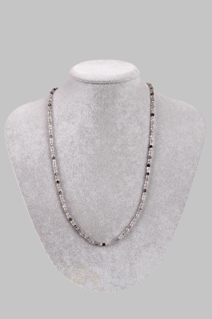 Rutil Kuvars Doğal Taş Tasarım Kolye 201743