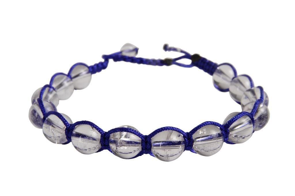 Kristal Kuvars Makrome Doğal Taş Bileklik 201878