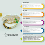 Yengeç Burcu Doğal Taş Bileklik 212264