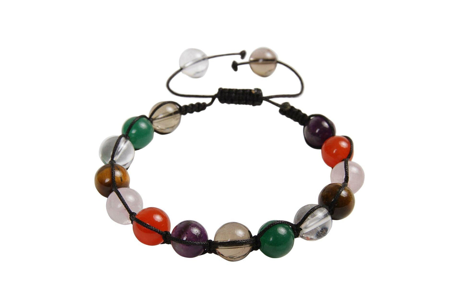 7'li Çakra Taşı Makrome Doğal Taş Bileklik 210190