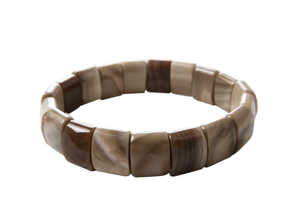 Akik Doğal Taş Kare Bileklik 201646