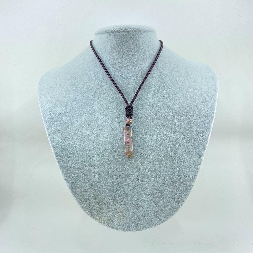 Rodonit Doğal Taş Kolye 212128