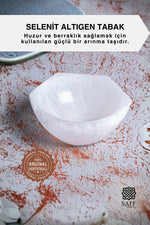 Selenit Altıgen Tabak