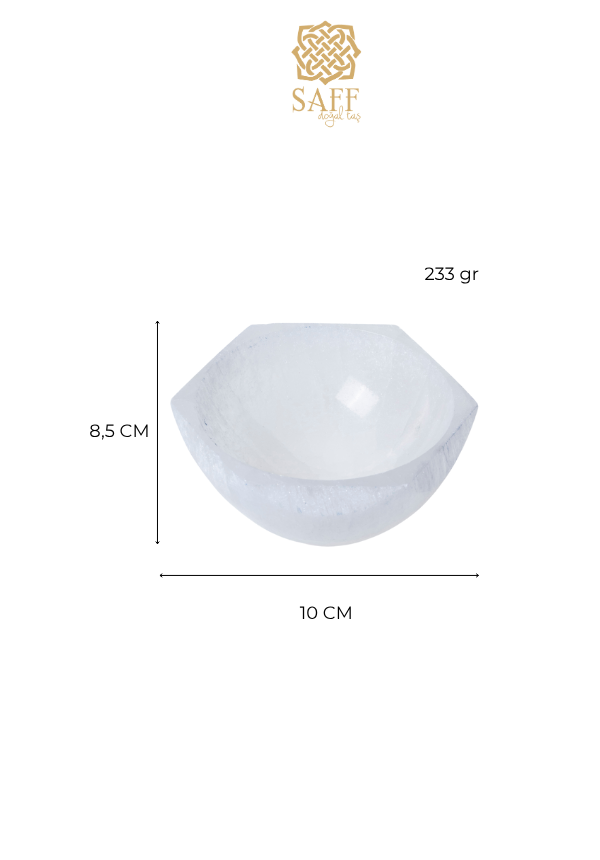 Selenit Altıgen Tabak