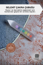 Selenit Çakra Çubuğu