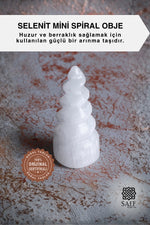 Selenit Mini Spiral Obje