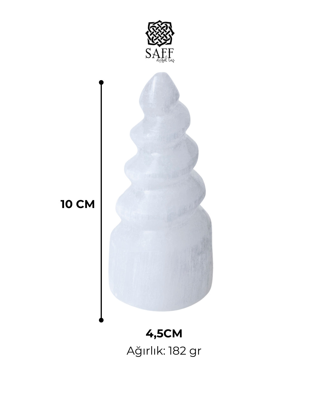 Selenit Mini Spiral Obje