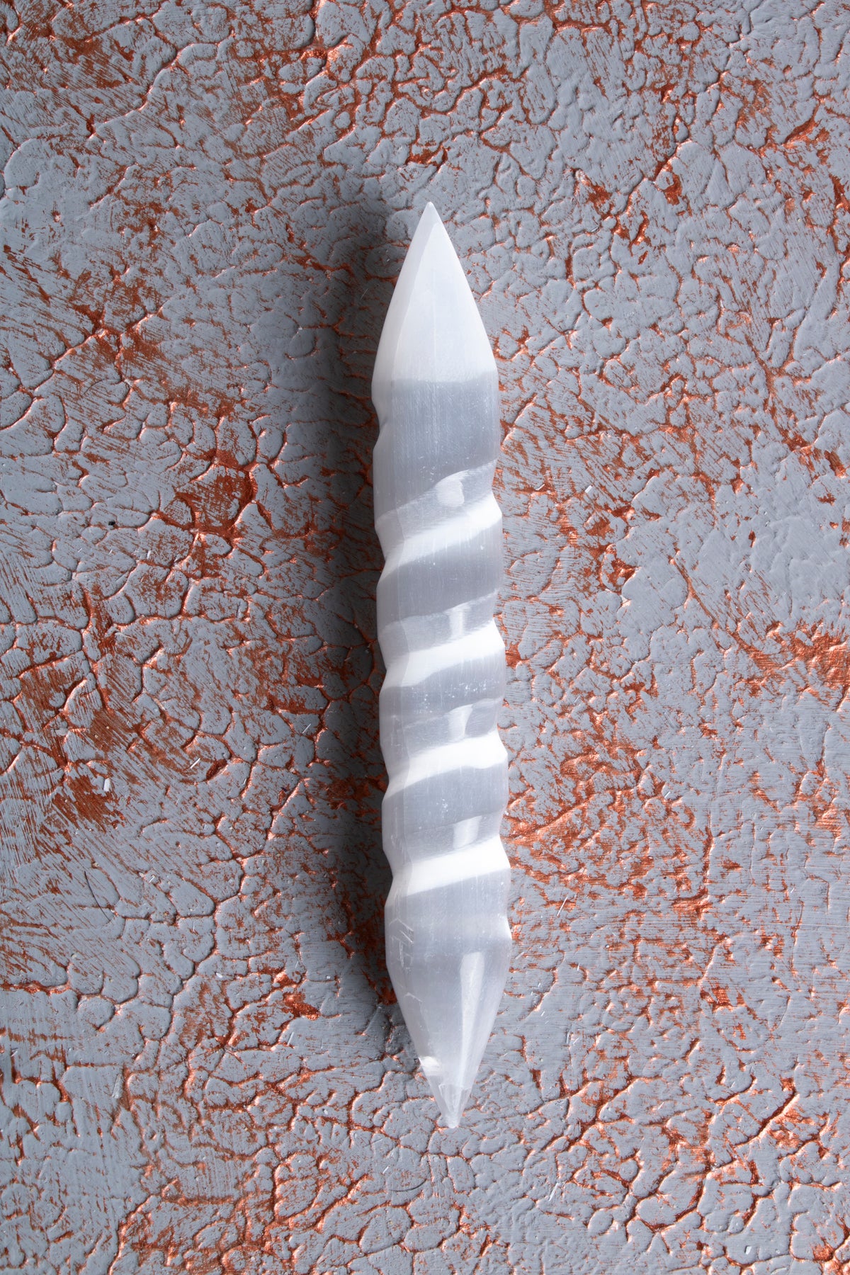 Selenit Spiral Enerji Çubuğu