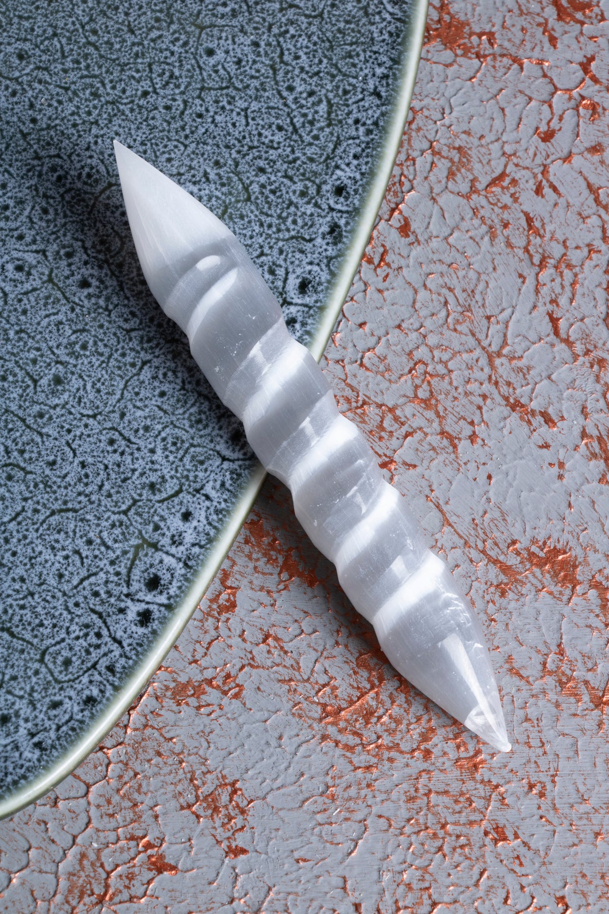 Selenit Spiral Enerji Çubuğu