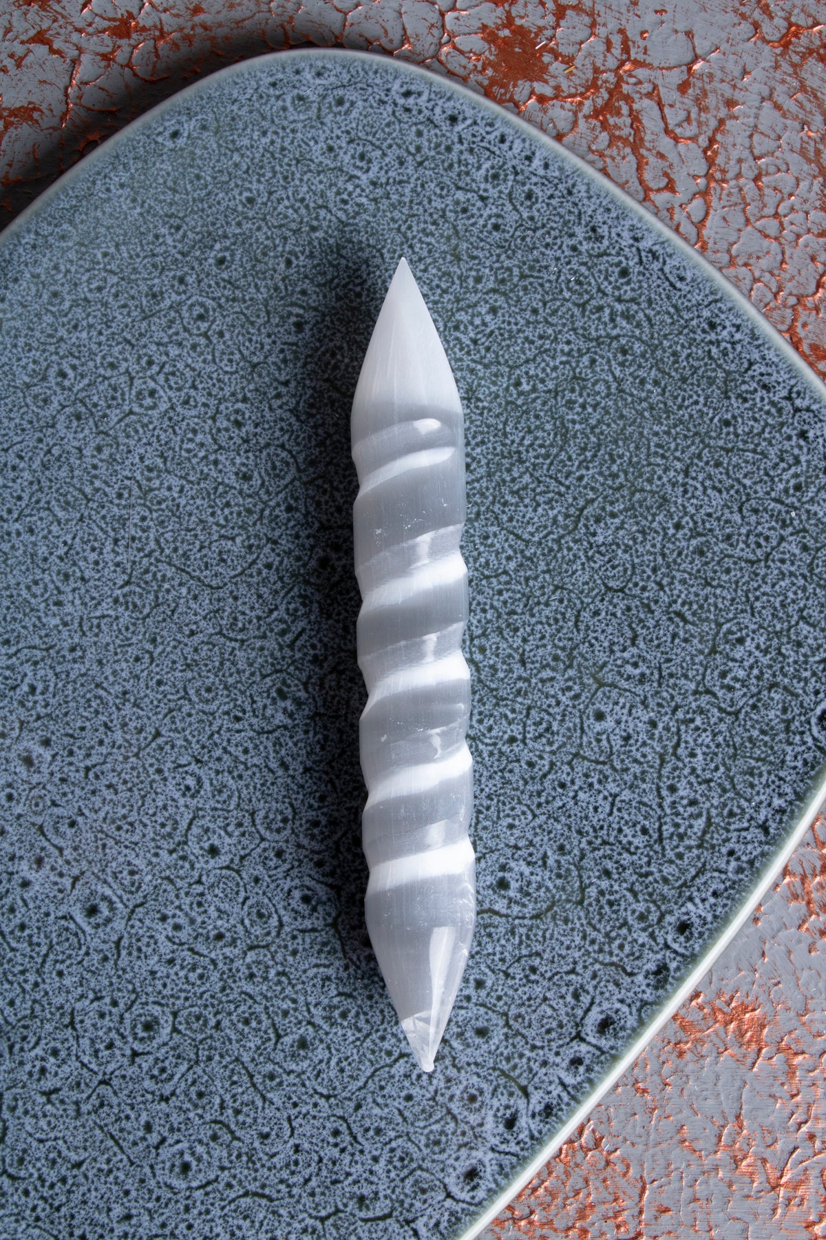 Selenit Spiral Enerji Çubuğu