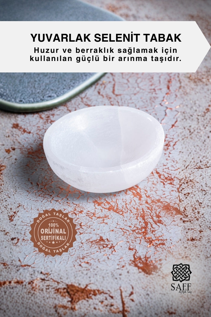 Selenit Yuvarlak Tabak no.3