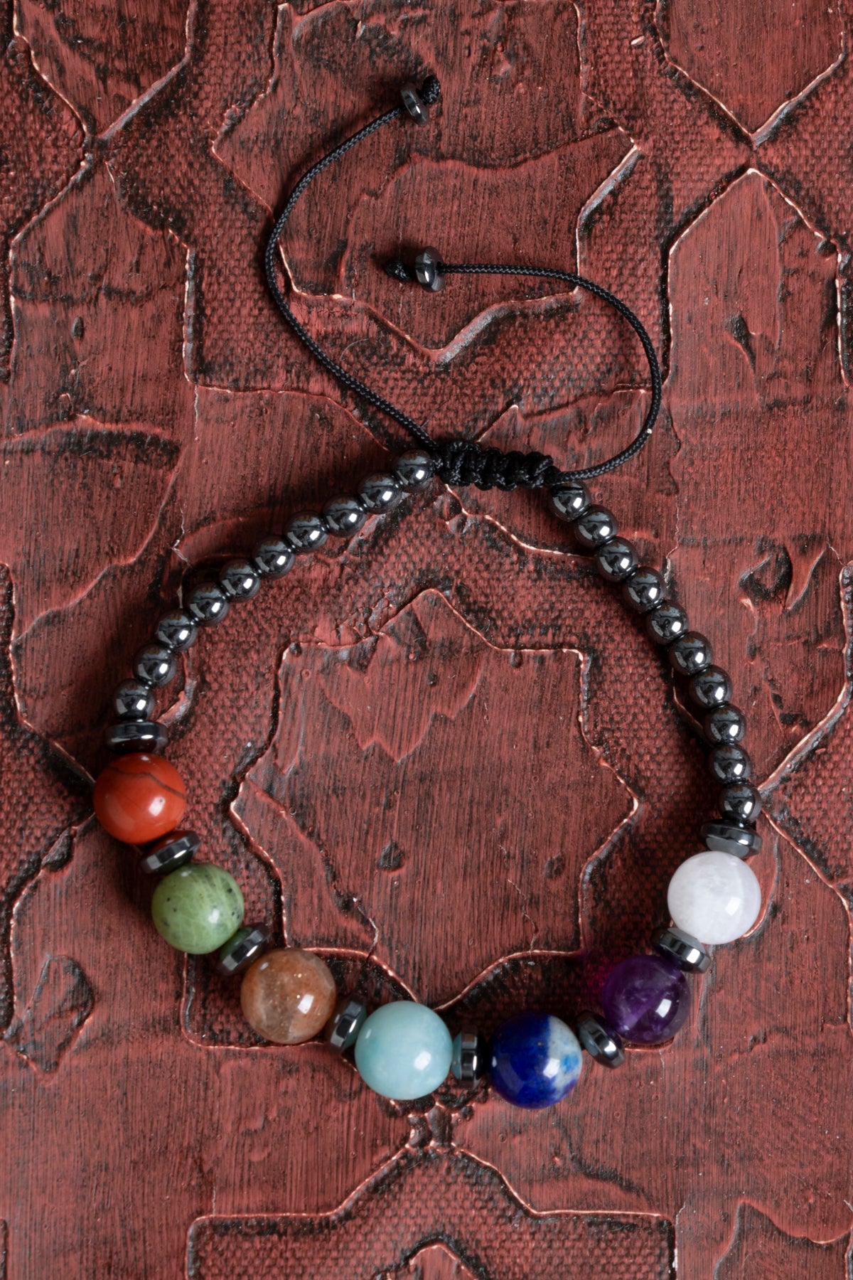 Sertfikalı Doğal Taş Kokteyli Makrome Bileklik