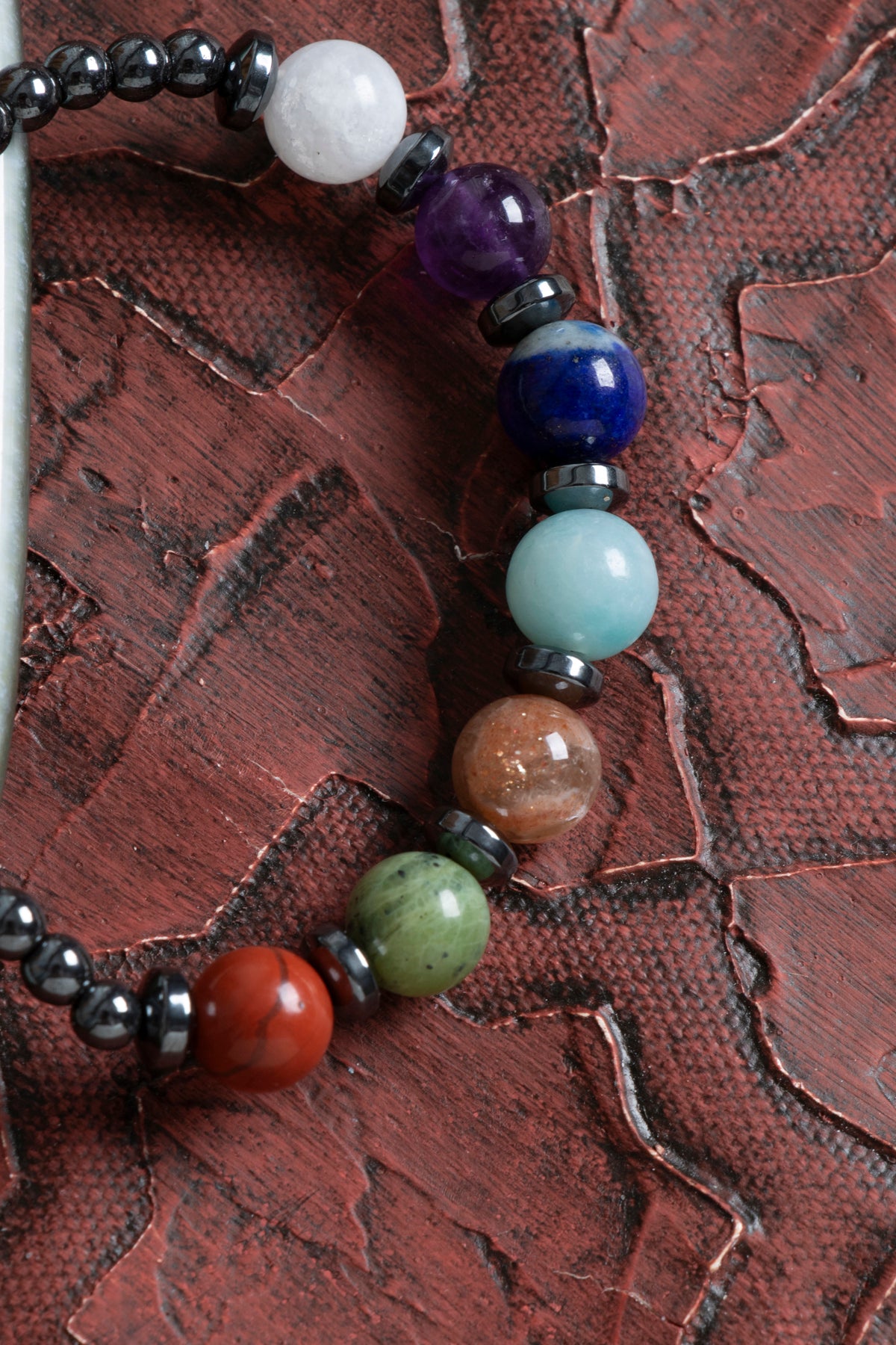 Sertfikalı Doğal Taş Kokteyli Makrome Bileklik