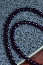 Sertifikalı Ametist Metal İmameli Püskül Tesbih