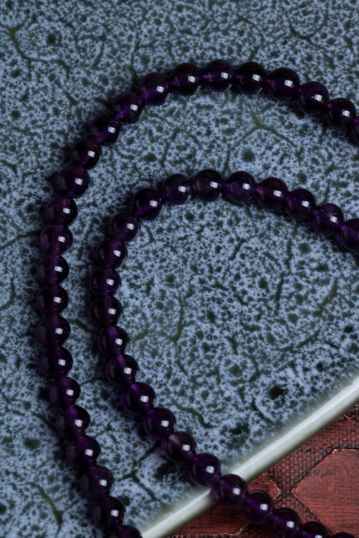 Sertifikalı Ametist Metal İmameli Püskül Tesbih