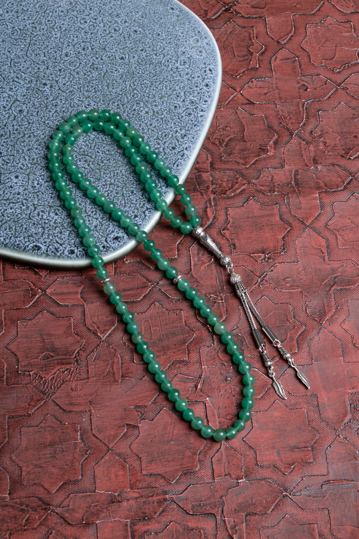 Sertifikalı Aventerun Metal İmameli Püskül Tesbih