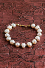 Sertifikalı Doğal İnci Bileklik – Altın Kaplama Detaylı