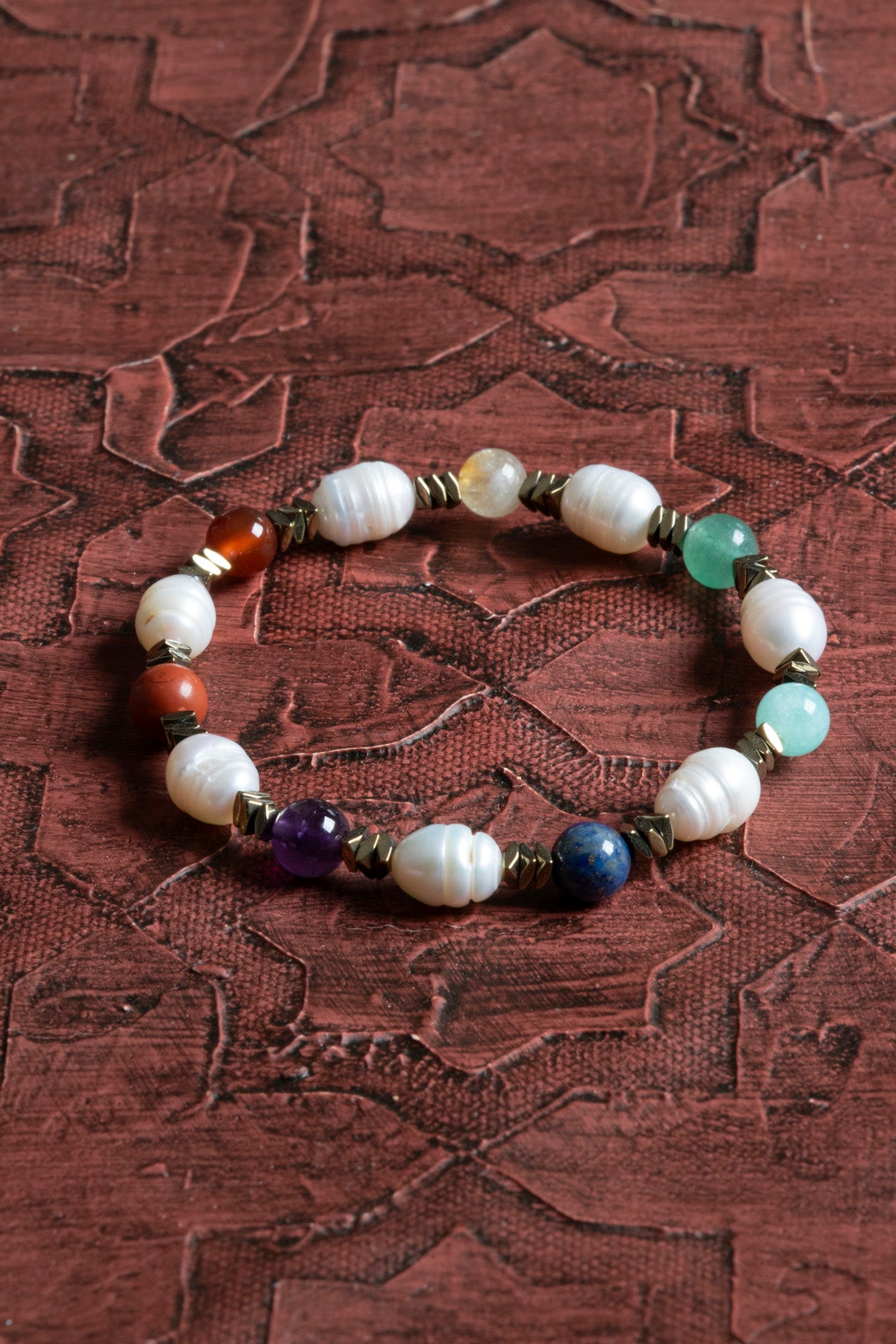 Sertifikalı Doğal İnci ve Çakra Taşları Bileklik – Saff Doğal Taş