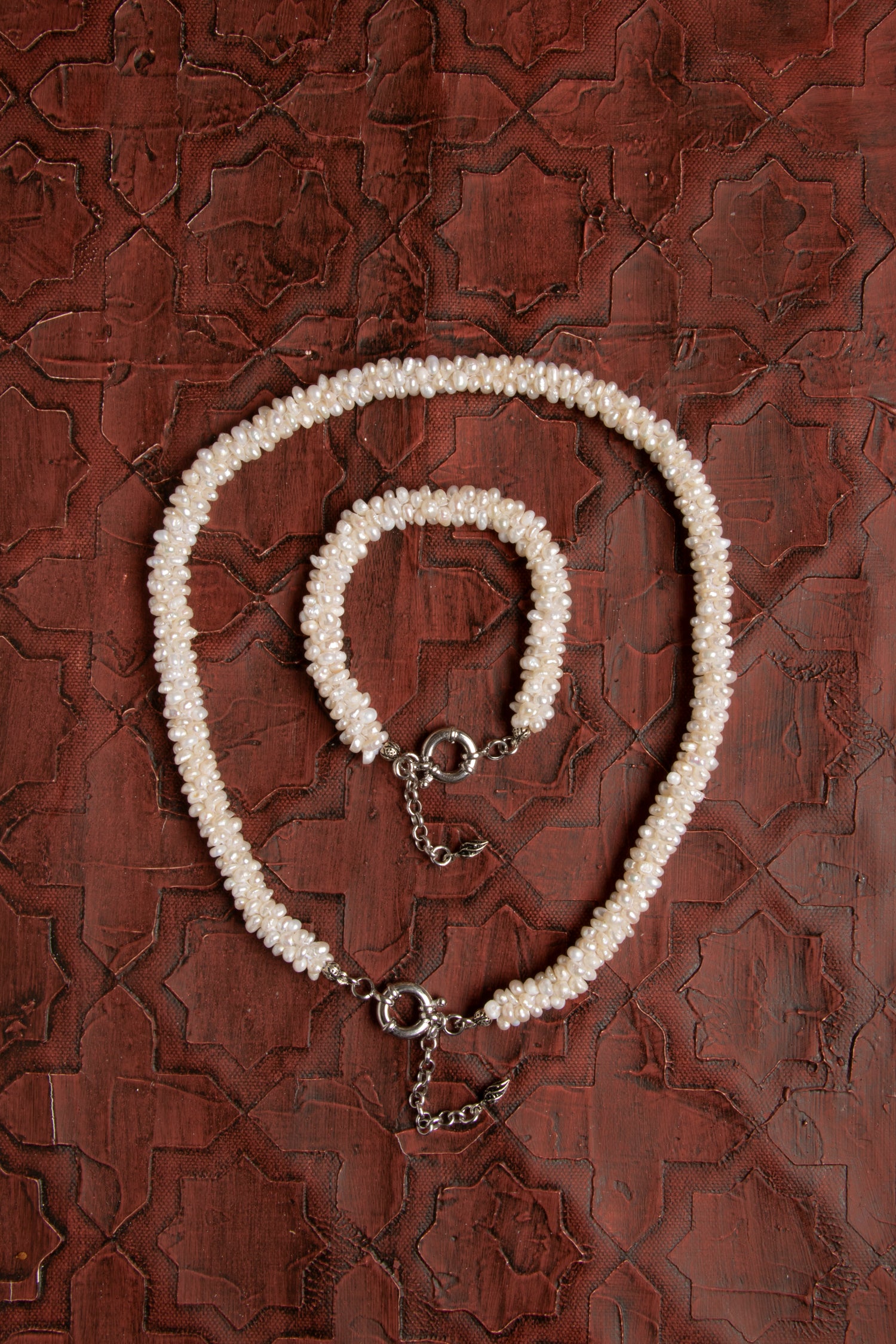 Sertifikalı Doğal İnci ve Gümüş Aksesuarlı Takı Seti – Zarafet, Saflık ve Zamansız Şıklık