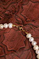 Sertifikalı Doğal İnci ve Lapis Lazuli Gümüş Kolye