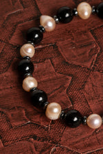 Sertifikalı Doğal Turmalin &amp; İnci Bileklik