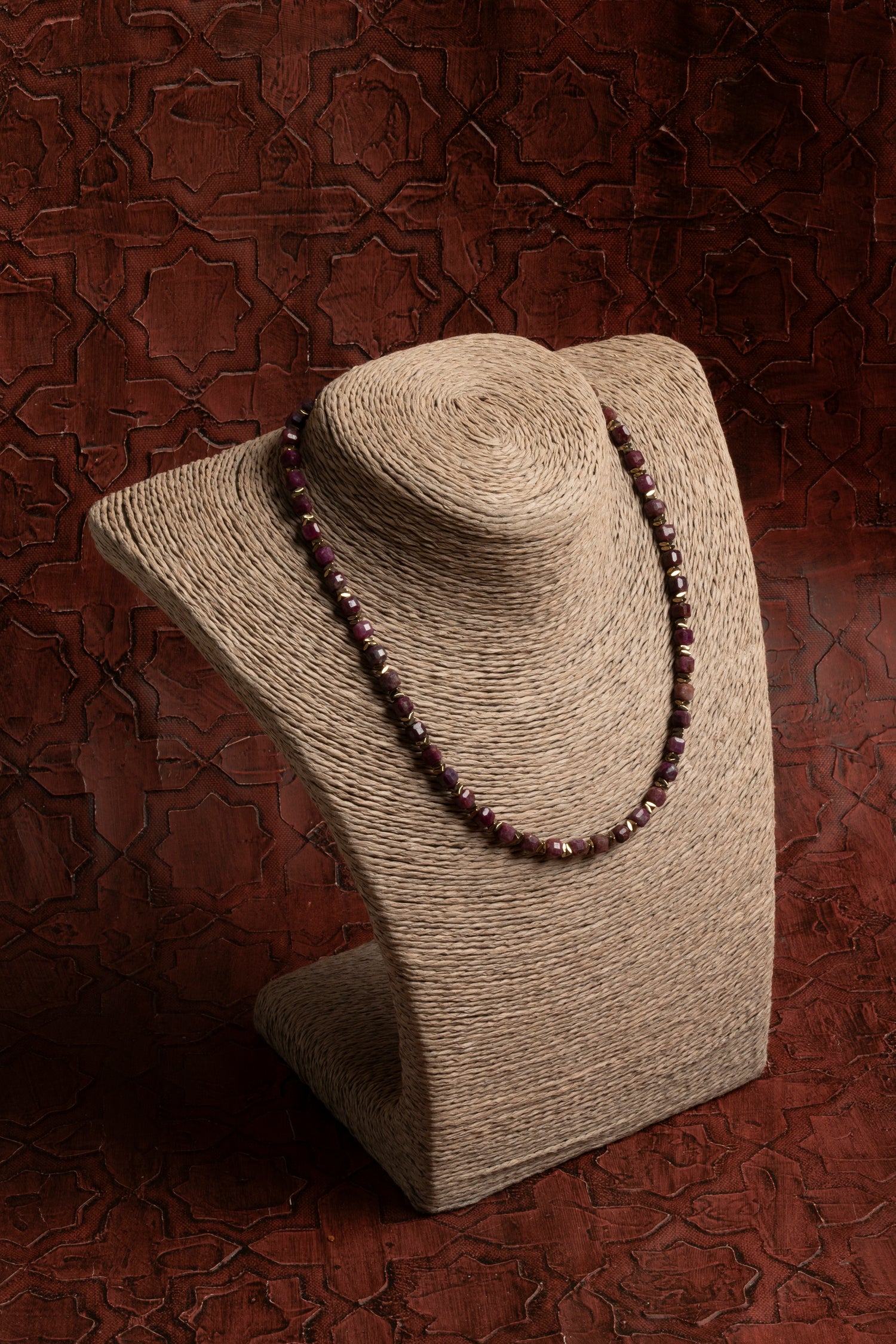 Sertifikalı Doğal Yakut Doğal Kesim Gümüş Aksesuar Kolye