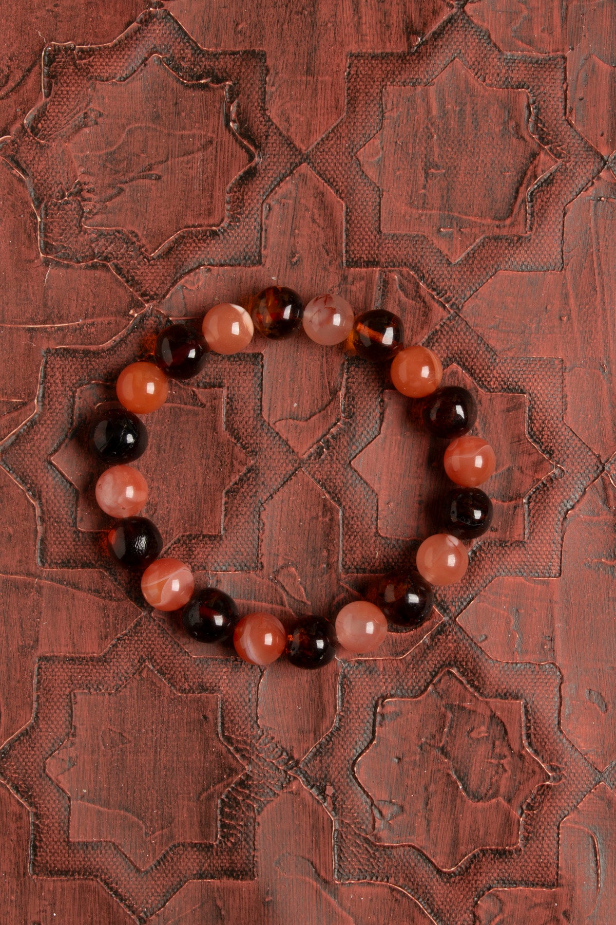 Sertifikalı Doğal Yemen Akiği ve Kehribar Bileklik – Güç ve Zarafetin Mükemmel Uyumu