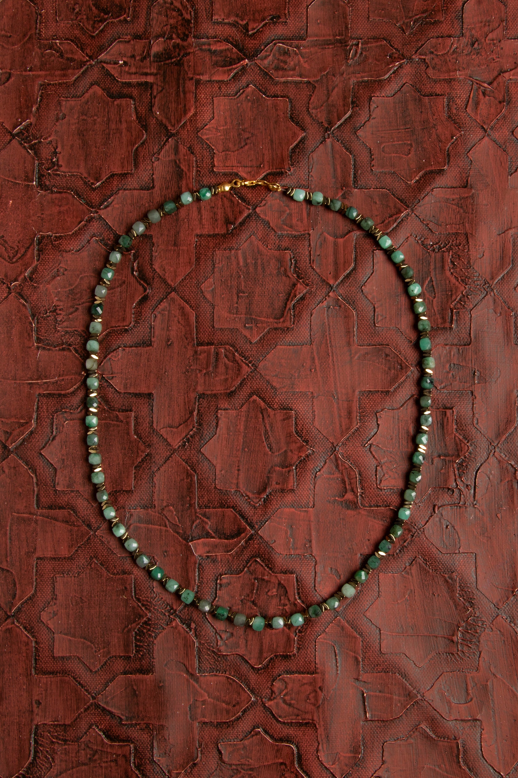 Sertifikalı Doğal Zümrüt Doğal Kesim Gümüş Aksesuar Kolye