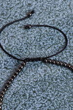 Sertifikalı Hematit &amp; Yeşim Doğal Taş Makrome Bileklik