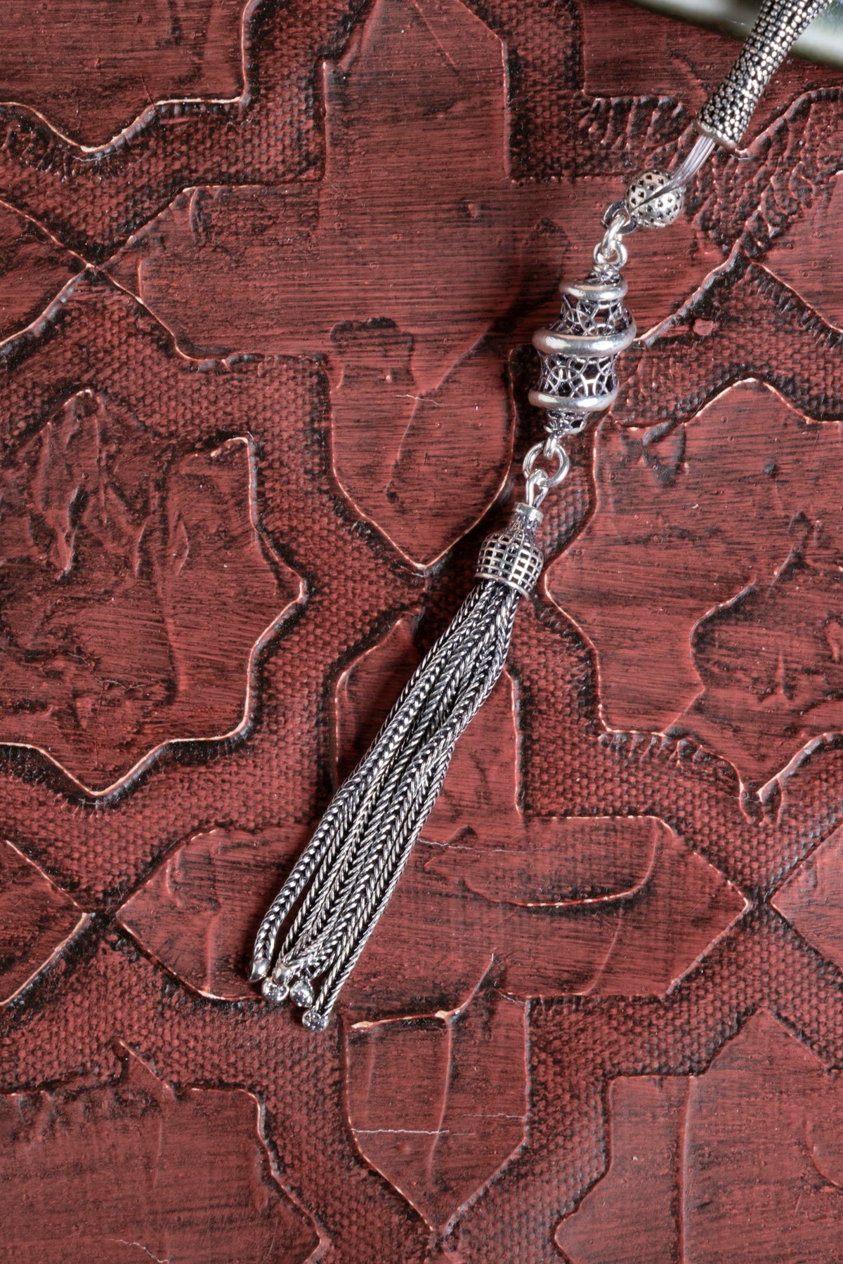 Sertifikalı Hematit 925 Ayar Gümüş 8 mm İmameli Tesbih &amp; Bileklik Seti