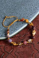 Sertifikalı Jasper Doğal Taşlı Makrome Bileklik