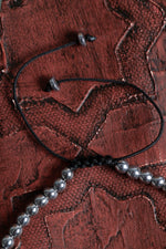 Sertifikalı Kaplan Gözü &amp; Hematit Doğal Taş Makrome Bileklik