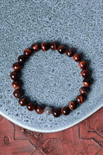 Sertifikalı Kaplan Gözü Gümüş Aparat Bileklik