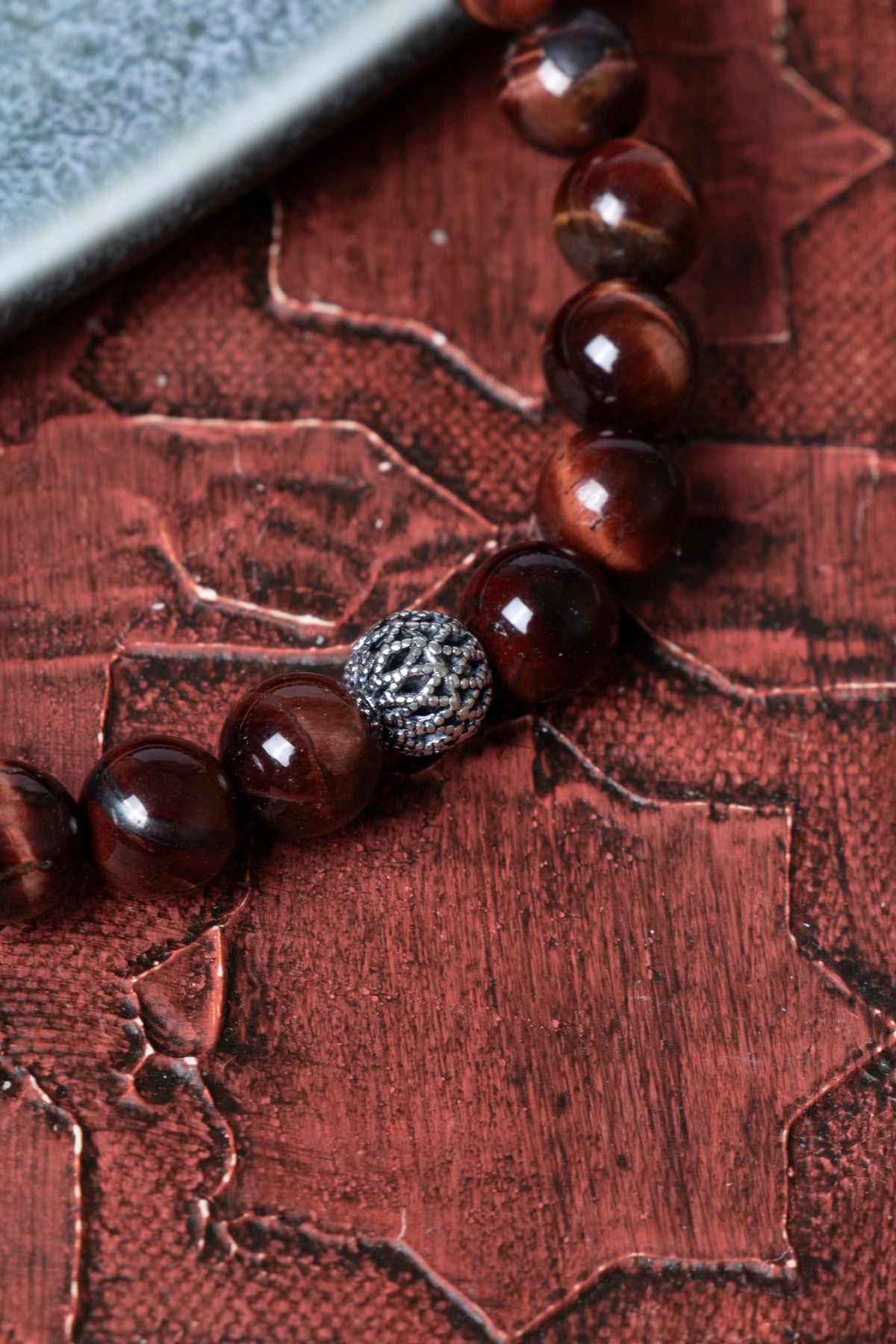 Sertifikalı Kaplan Gözü Gümüş Aparat Bileklik