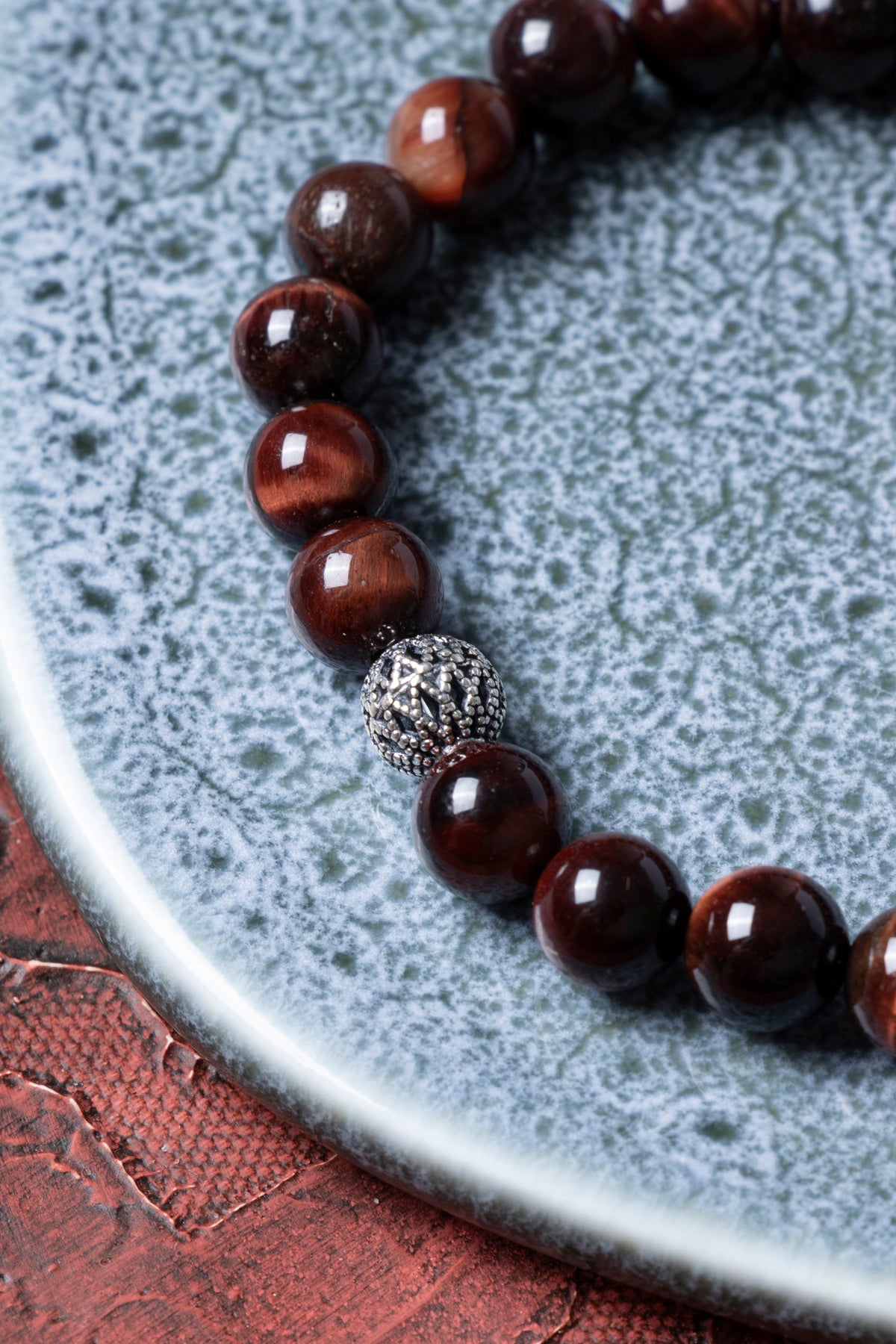 Sertifikalı Kaplan Gözü Gümüş Aparat Bileklik