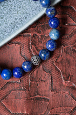 Sertifikalı Lapis Lazuli Gümüş Aparat Bileklik