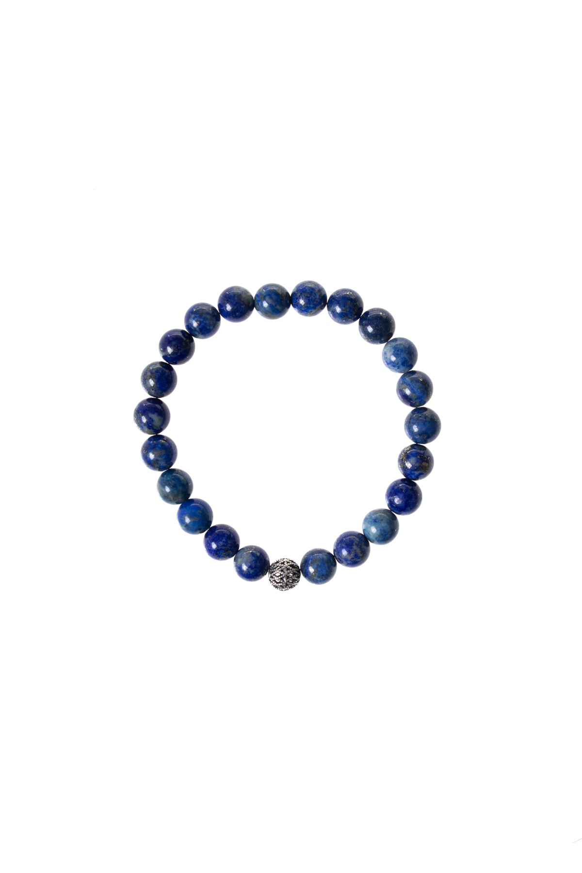 Sertifikalı Lapis Lazuli Gümüş Aparat Bileklik